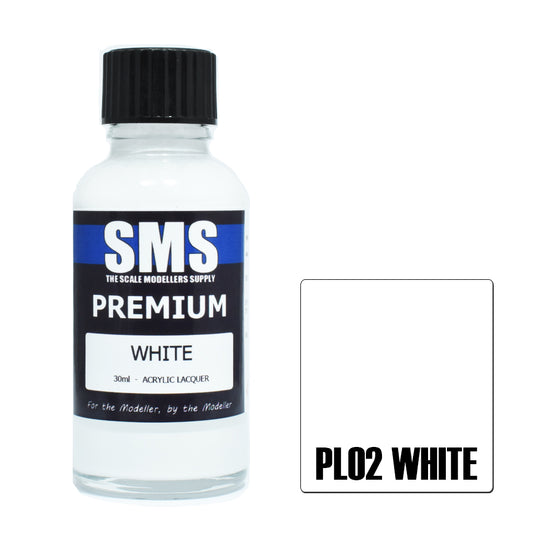 SMS Premium Acrylic Lacquer White 30ml