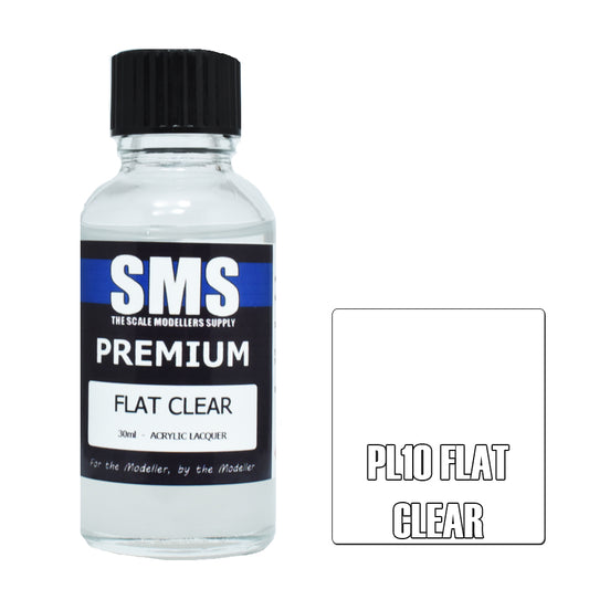 SMS Premium Acrylic Lacquer Flat Clear 30ml