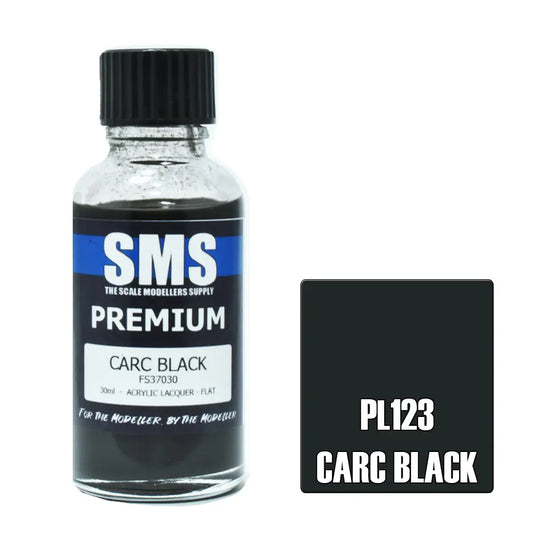 SMS Premium Acrylic Lacquer CARC Black FS37030 30ml The Scale Modellers Supply