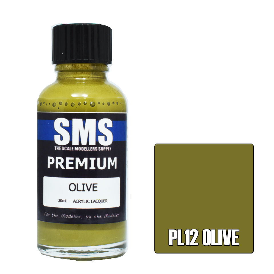 SMS Premium Acrylic Lacquer Olive 30ml