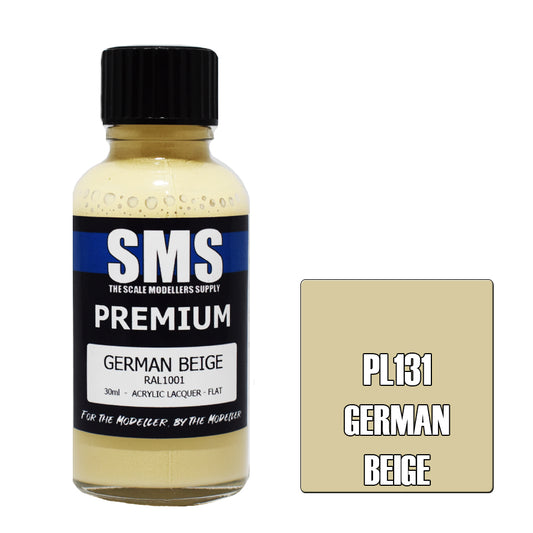 SMS Premium Acrylic Lacquer German Beige RAL1001 30ml
