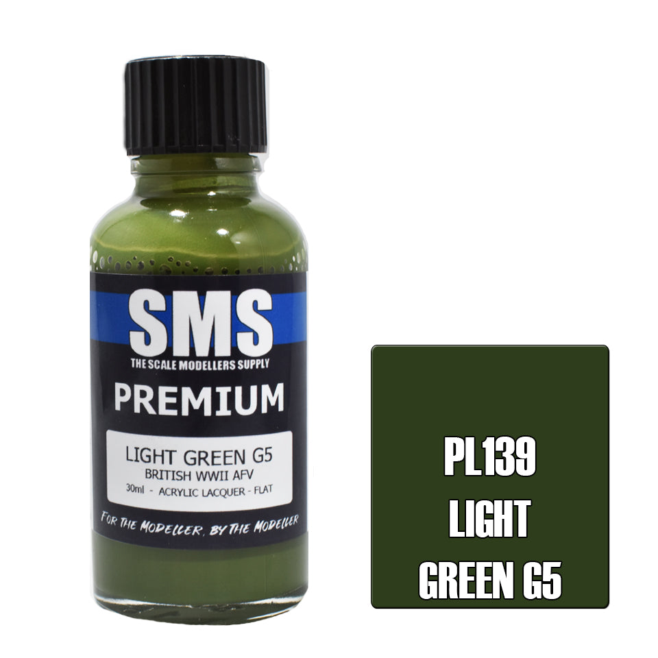 SMS Premium Acrylic Lacquer Light Green G5 30ml
