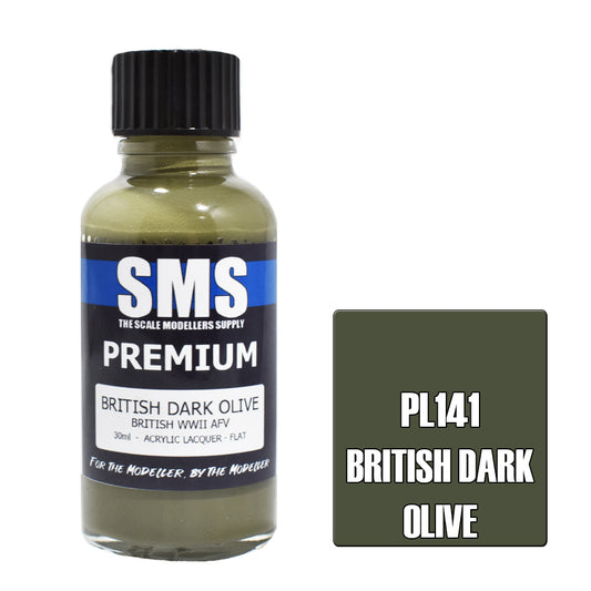 SMS Premium Acrylic Lacquer British Dark Olive 30ml