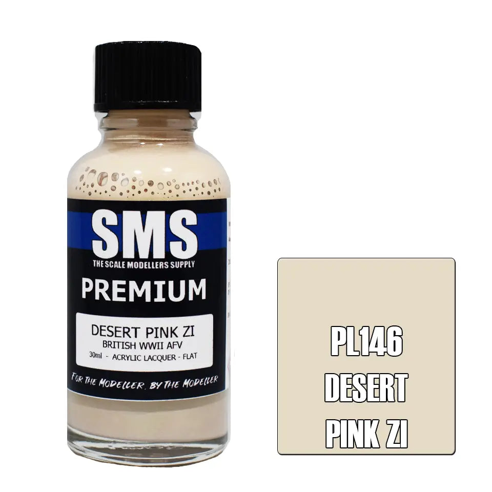 SMS Premium Acrylic Lacquer Desert Pink ZI 30ml The Scale Modellers Supply