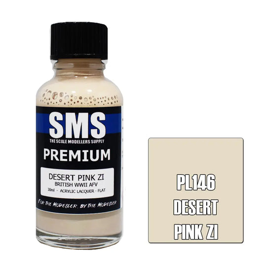 SMS Premium Acrylic Lacquer Desert Pink ZI 30ml The Scale Modellers Supply