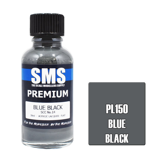 SMS Premium Acrylic Lacquer Blue Black SCC No.14 30ml