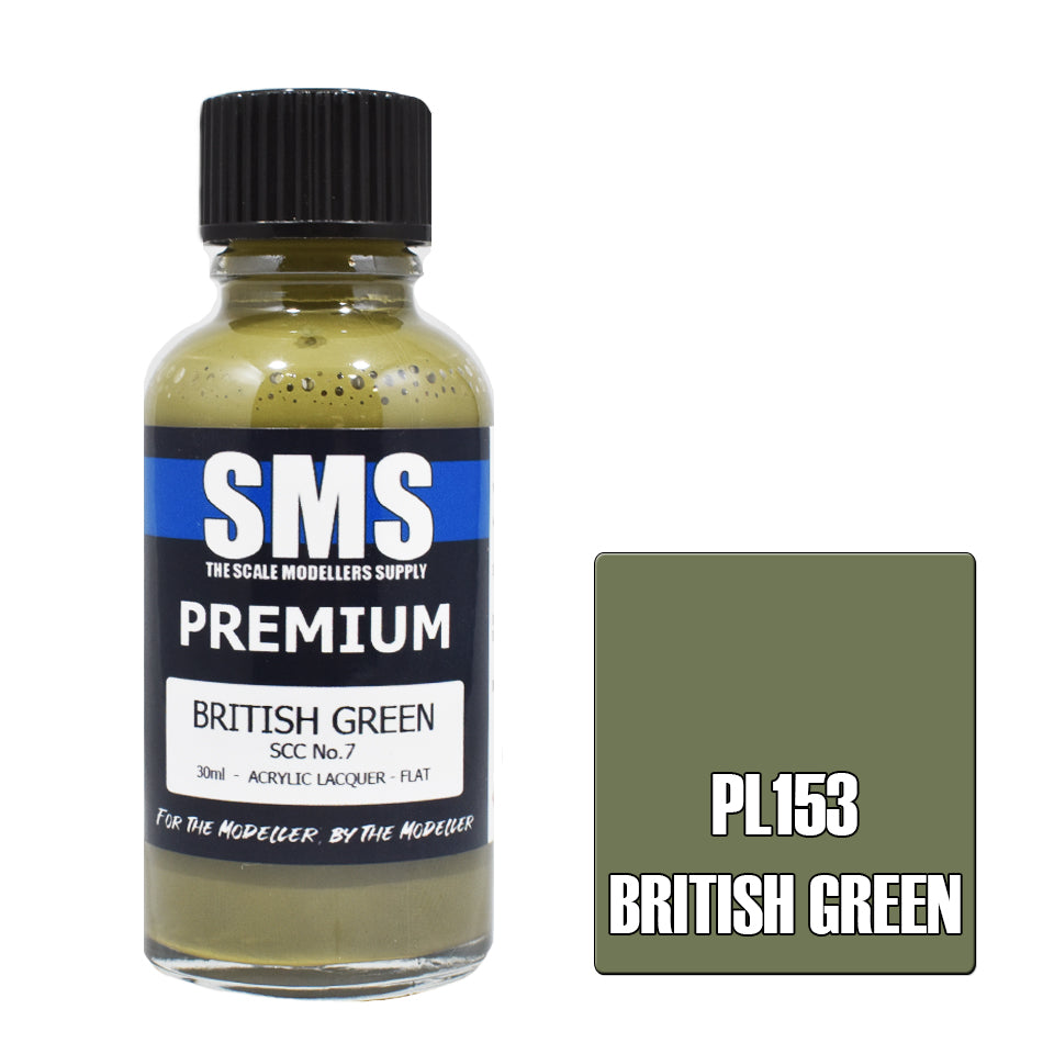 SMS Premium Acrylic Lacquer British Green SCC No.7 30ml
