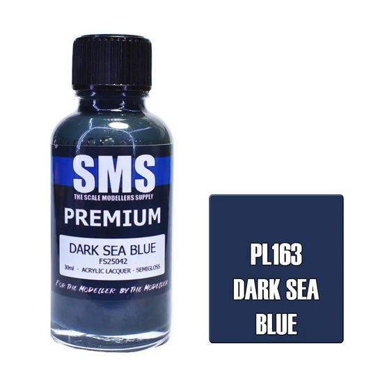 SMS Premium Acrylic Lacquer Dark Sea Blue FS25042 30ml The Scale Modellers Supply