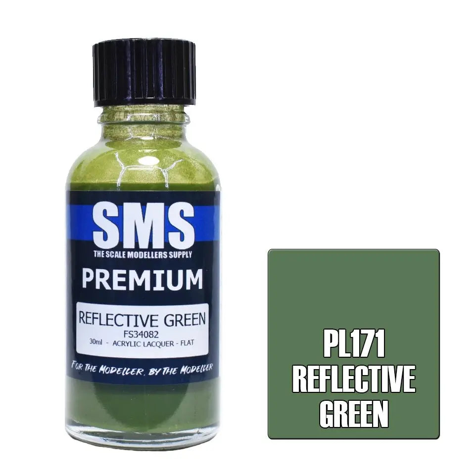 SMS Premium Acrylic Reflective Green FS34082 30ml The Scale Modellers Supply