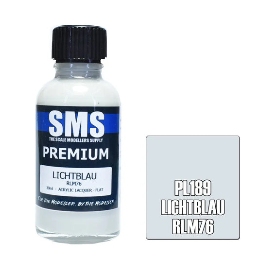 SMS Premium Acrylic Lichtblau RLM76 30ml The Scale Modellers Supply