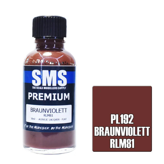 SMS Premium Acrylic Braunviolett RLM81 30ml The Scale Modellers Supply
