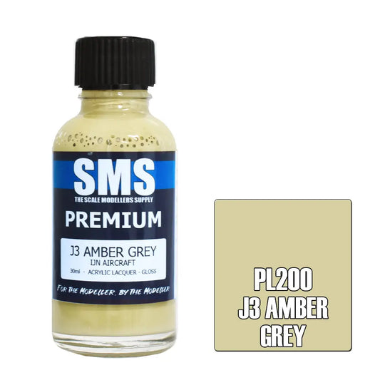 SMS Premium Acrylic J3 Amber Grey 30ml The Scale Modellers Supply
