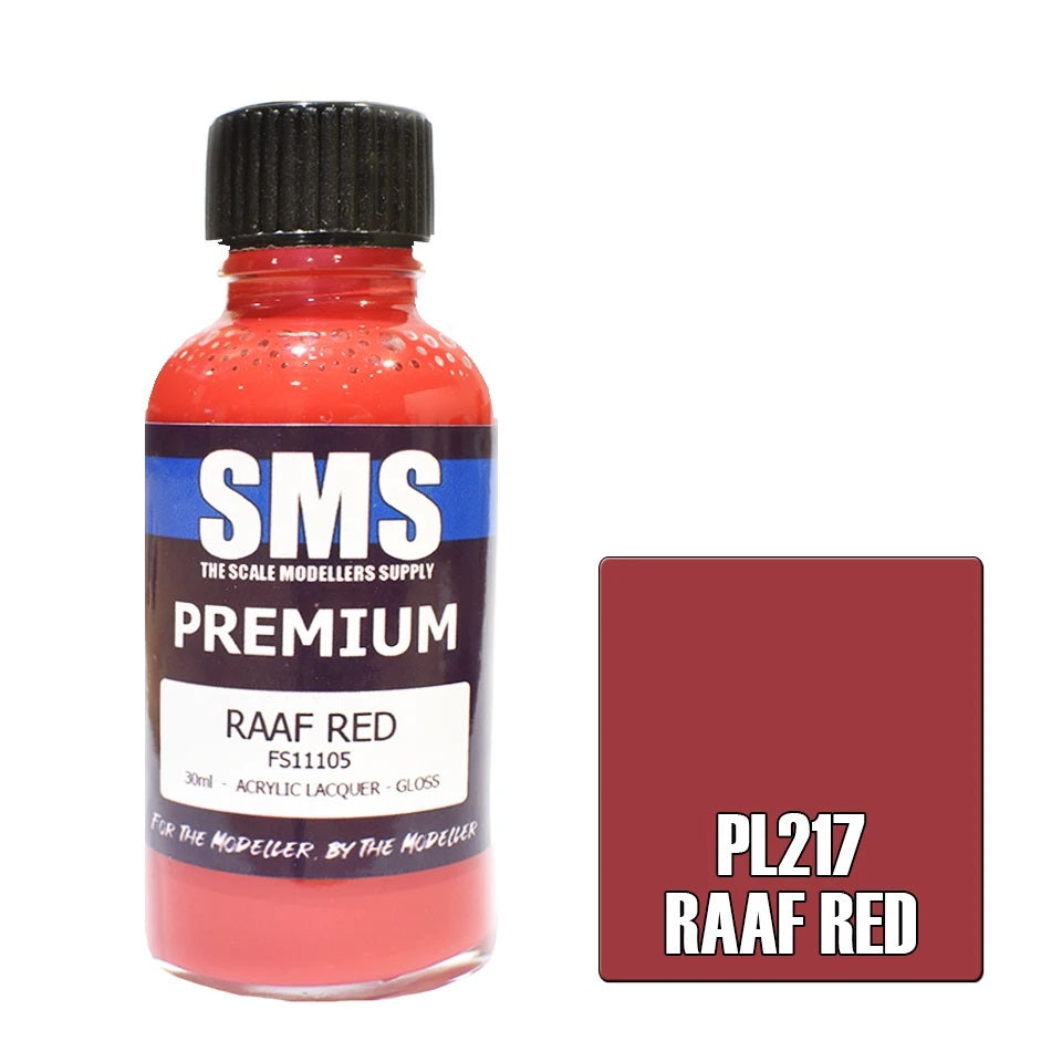 SMS Premium Acrylic RAAF Red FS11105 30ml