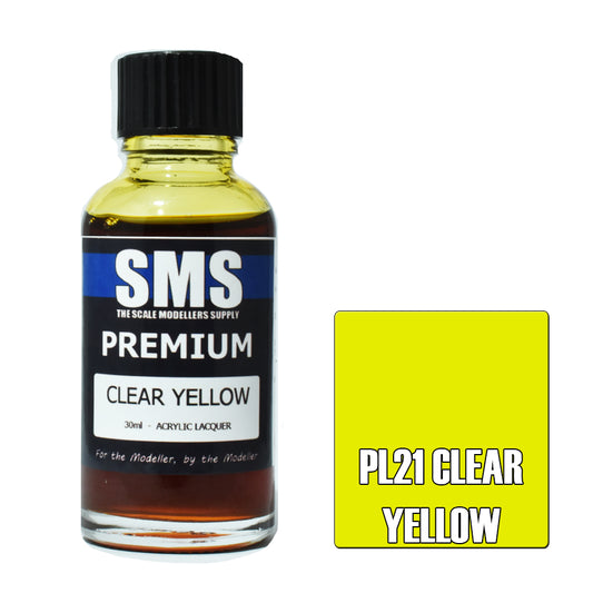 SMS Premium Acrylic Clear Yellow 30ml