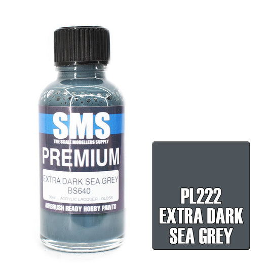 SMS Premium Acrylic EXTRA DARK SEA GREY BS640 30ml