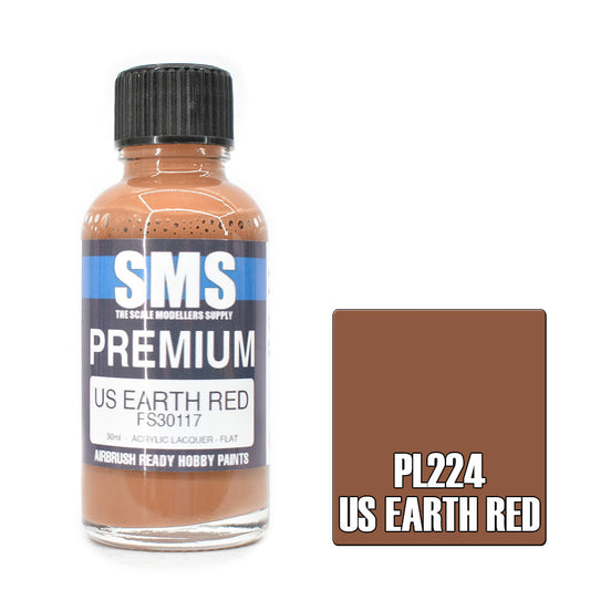 SMS Premium Acrylic  US EARTH RED FS30117 30ml