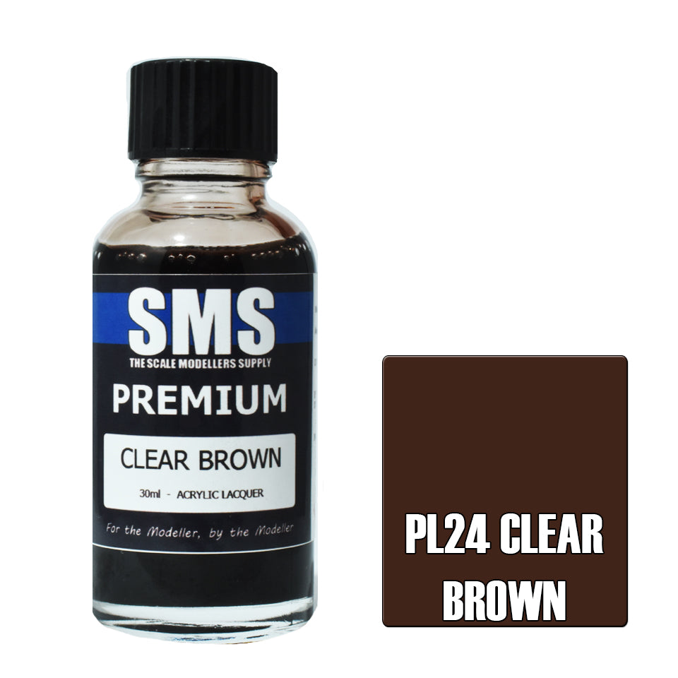 SMS Premium Acrylic Clear Brown 30ml