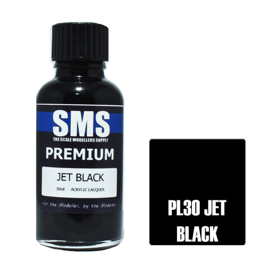 SMS Premium Acrylic Jet Black 30ml