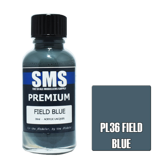 SMS Premium Acrylic Field Blue RAL5008 30ml