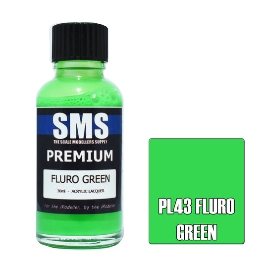 SMS Premium Acrylic Fluro Green 30ml