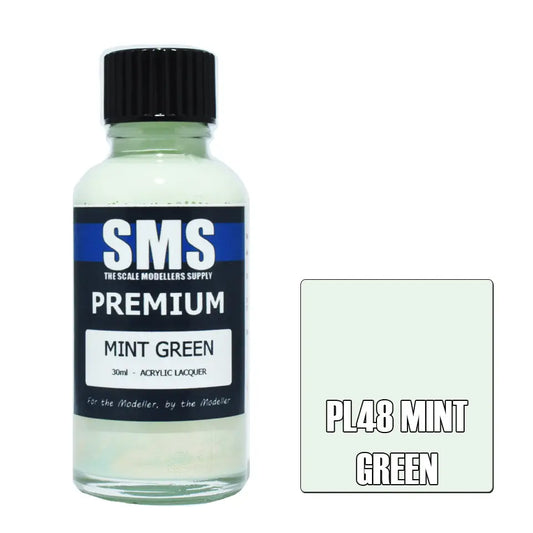 SMS Premium Acrylic Mint Green RAL6019 30ml The Scale Modellers Supply
