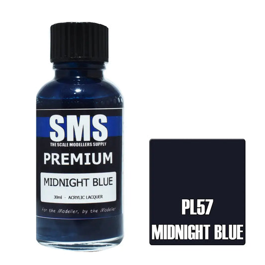 SMS Premium Acrylic Midnight Blue FS35043 30ml The Scale Modellers Supply