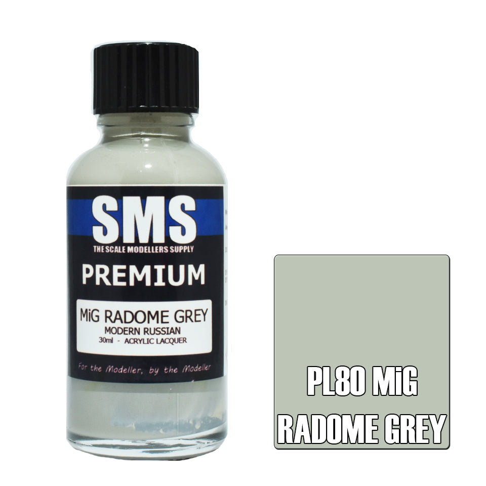 SMS Premium Acrylic MiG Radome Grey (Modern Russian) 30ml