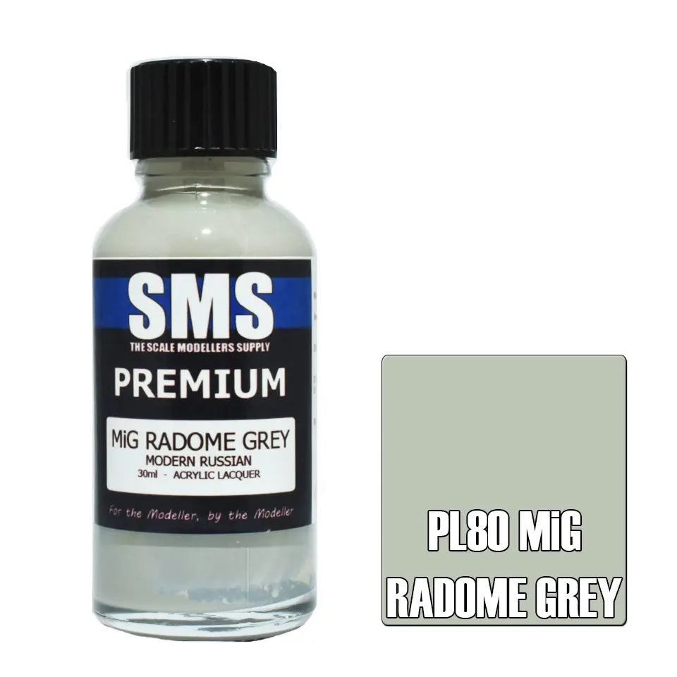 SMS Premium Acrylic MiG Radome Grey (Modern Russian) 30ml The Scale Modellers Supply
