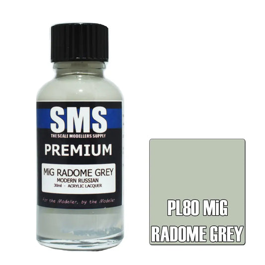 SMS Premium Acrylic MiG Radome Grey (Modern Russian) 30ml The Scale Modellers Supply