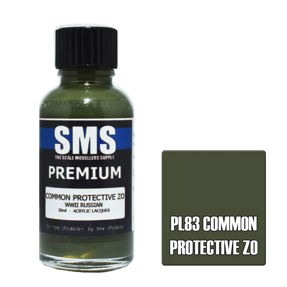 SMS Premium Acrylic Common Protective ZO (WWII Russian) 30ml The Scale Modellers Supply