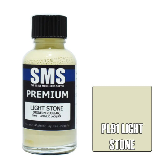 SMS Premium Acrylic Light Stone (Modern Russian) 30ml The Scale Modellers Supply