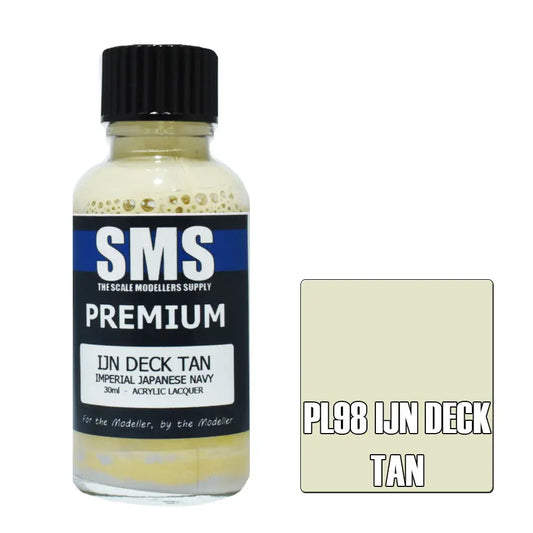 SMS Premium Acrylic IJN Deck Tan 30ml The Scale Modellers Supply