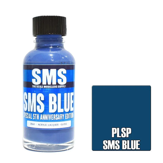 SMS Premium Acrylic SMS Blue 30ml The Scale Modellers Supply