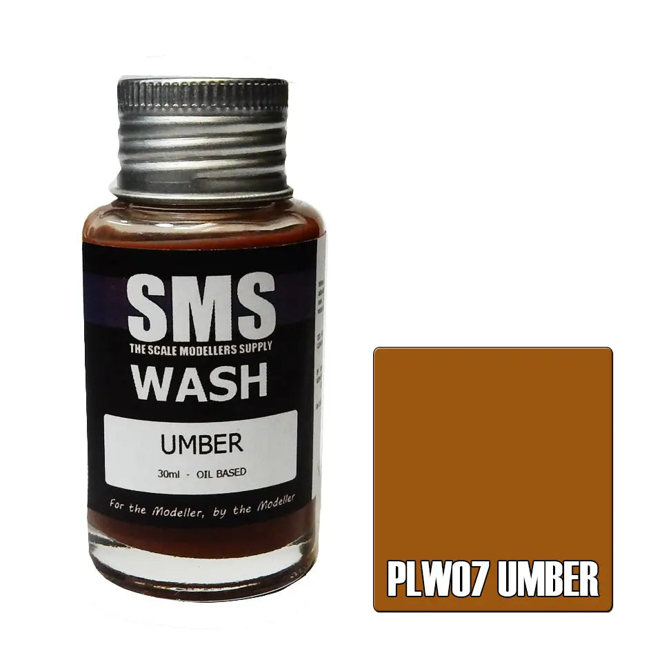 SMS Wash Umber 30ml The Scale Modellers Supply