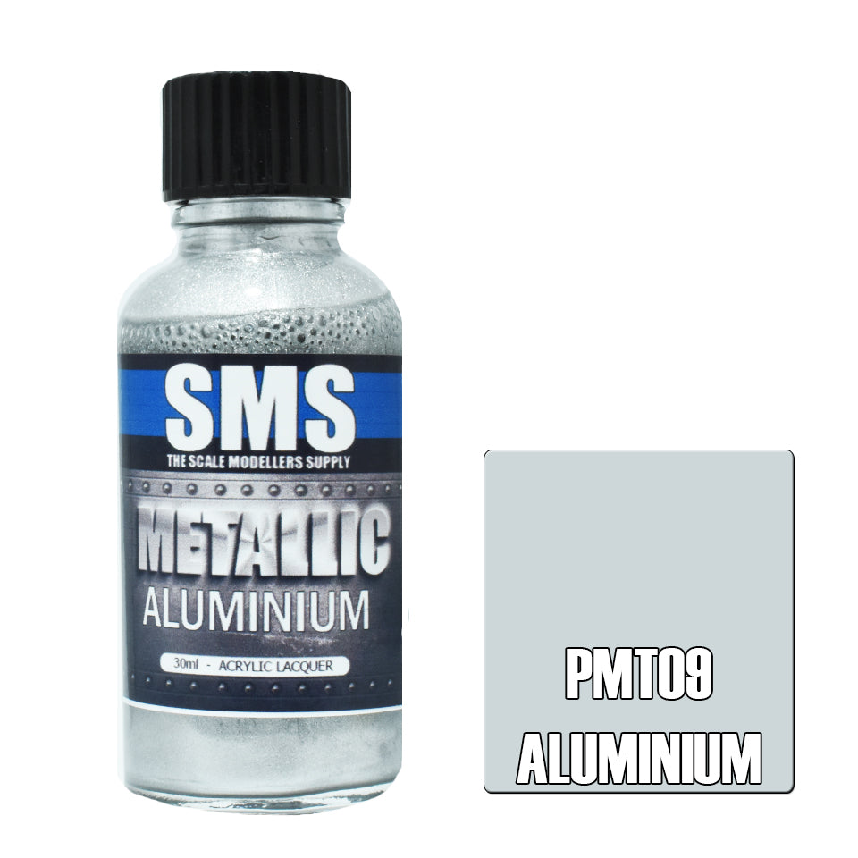 SMS Metallic Acrylic Lacquer Aluminium 30ml