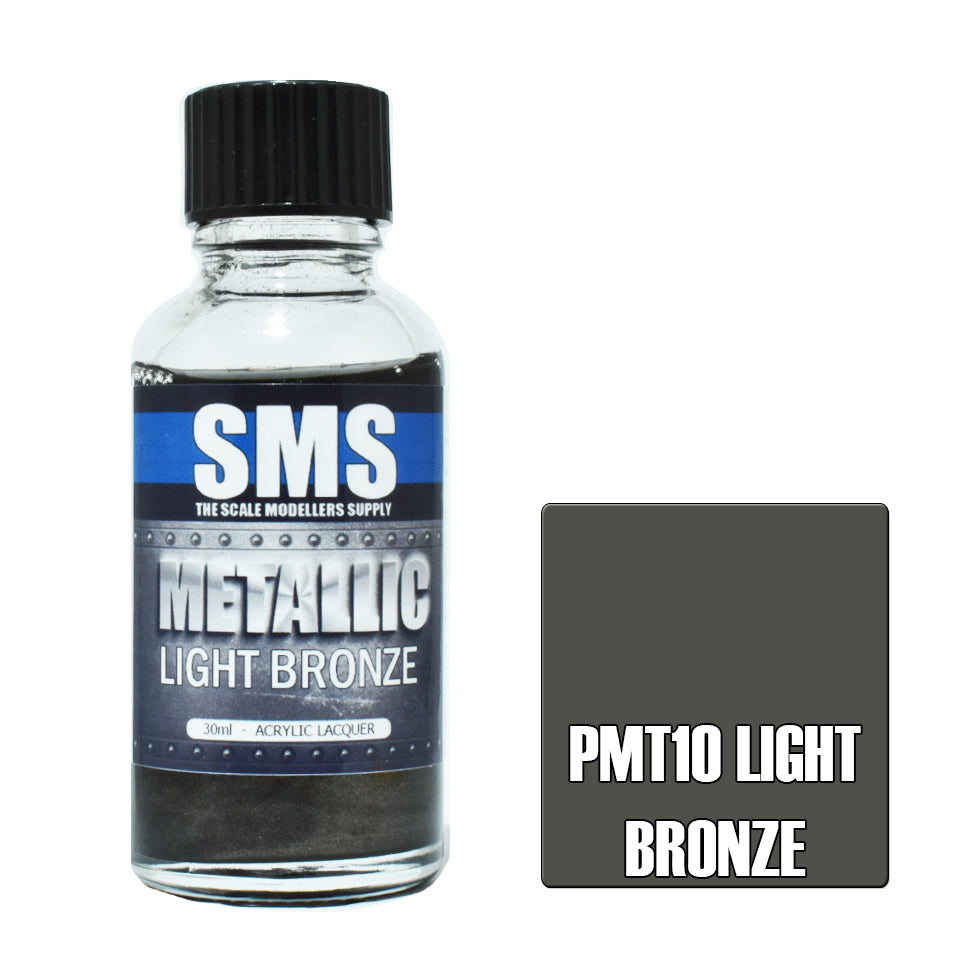 SMS Metallic Acrylic Lacquer Light Bronze 30ml