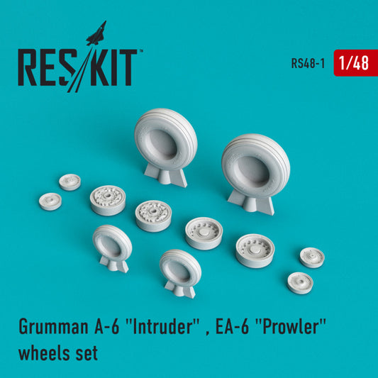 Res/Kit 1:48 A-6 Intruder , EA-6 Prowler wheels set