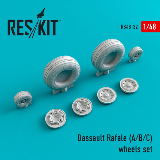 Res/Kit 1:48 Dassault Rafale (A/B/C) Wheels Set