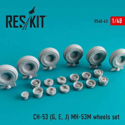 Res/Kit 1:48 CH-53 G, E, J MH-53M wheels set Res/Kit