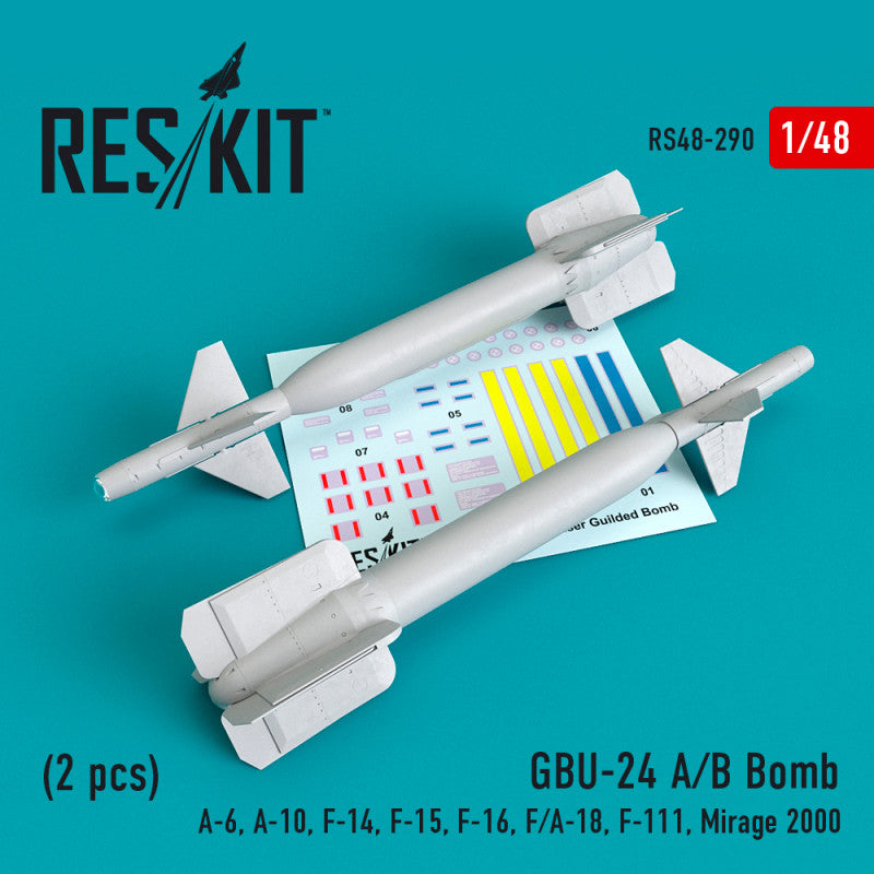 Res/Kit 1:48 GBU-24 A-B Bomb (2 pcs)