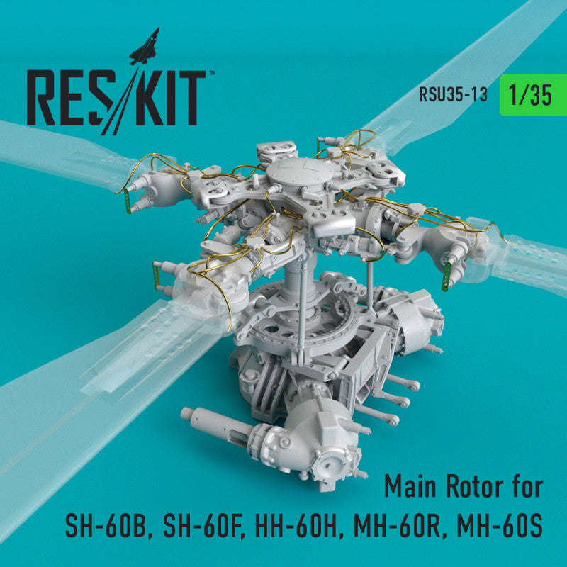 Res/Kit 1:35 Main rotor SH-60B, SH-60F, HH-60H, MH-60R, MH-60S