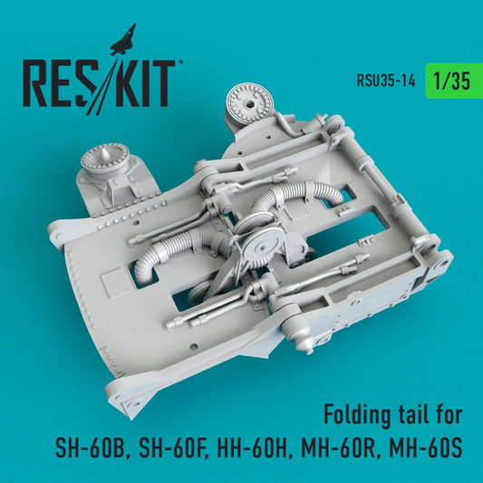 Res/Kit 1:35 Folding Tail Set for SH-60B, SH-60F, HH-60H, MH-60R, MH-60S for Kitty Hawk and Academy kits