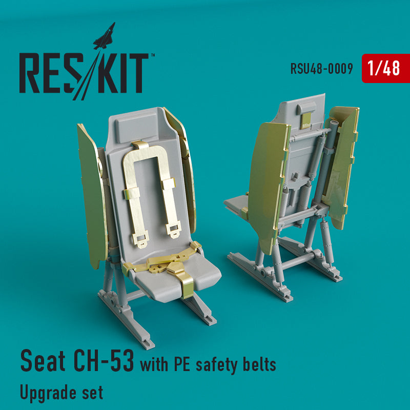 Res/Kit 1:48 Seat CH-53, MH-53 with PE safety belts