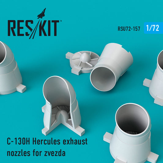 Res/Kit 1:72 C-130H "Hercules" exhaust nozzles for Zvezda kit
