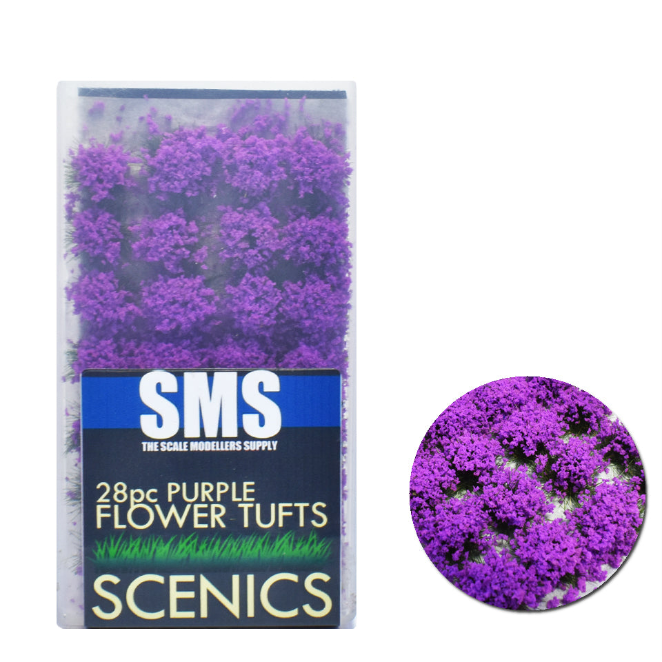 SMS Flower Tufts Purple