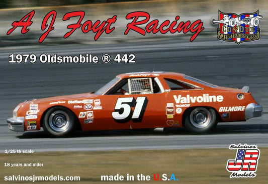 Salvinos J R AJO1979D 1/24 AJ Foyt Racing 1979 Oldsmobile 442 - Franklin Hobbies Ltd