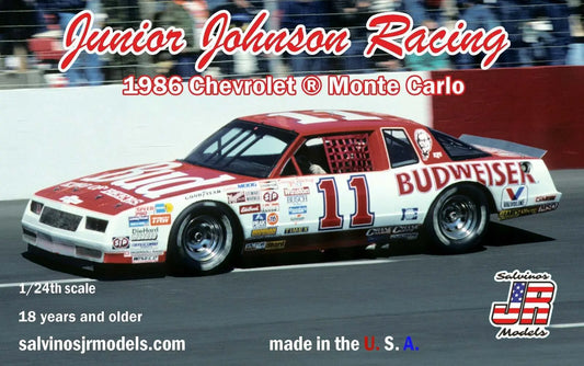 Salvinos J R JJMC1986B 1/24 Junior Johnson 1986 Chevrolet Monte Carlo driven by Darrell Waltrip - Franklin Hobbies Ltd