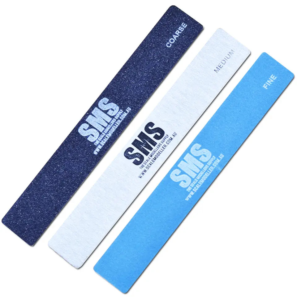 SMS Sanding Sticks 3pc Mixed Grits The Scale Modellers Supply