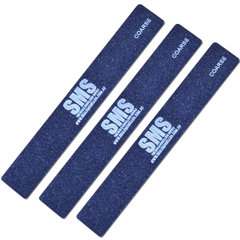 SMS Sanding Sticks 3pc Coarse The Scale Modellers Supply