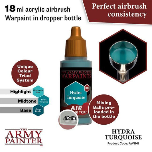 The Army Painter Warpaints Air: Hydra Turquoise - 18ml Acrylic Paint